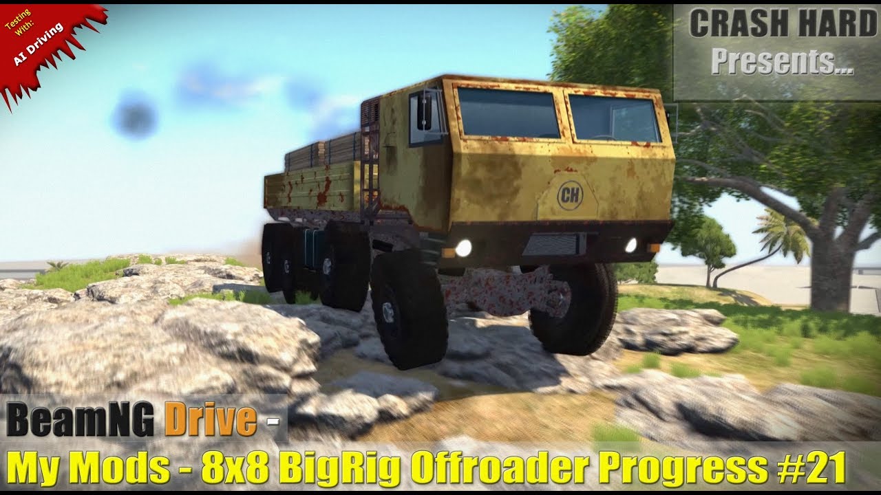 BeamNG Drive - My Mods - 8x8 BigRig Offroader Progress #21