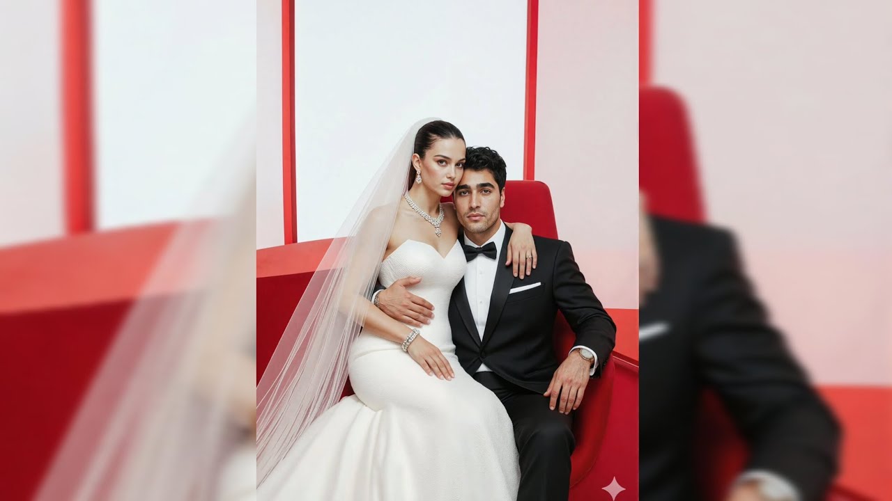 Afra Saraçoğlu and Mert Ramazan Demir We got married.