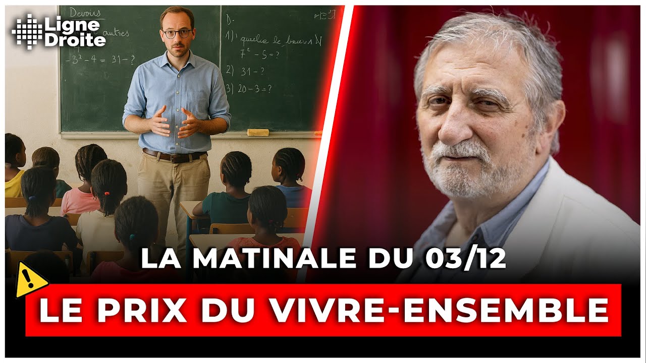 Ce que co&ucirc;te vraiment l&rsquo;immigration &agrave; notre &eacute;cole - La matinale du 3 d&eacute;cembre