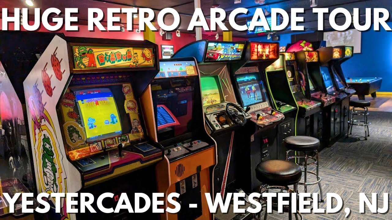 Грандиозный тур по ретро-аркадам! Yestercades в Вестфилде, Нью-Джерси