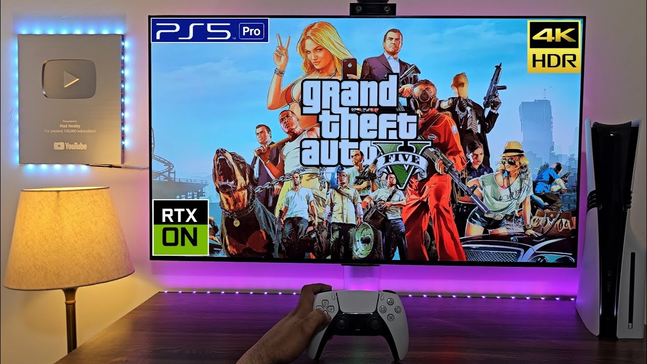 GTA V (PS5 PRO) 4K HDR 60FPS Ray Tracing