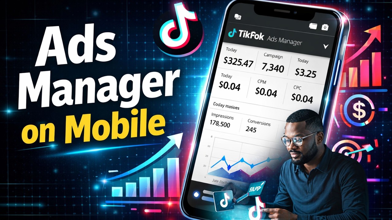 How to Navigate TikTok Ads Manager Using Your Smartphone (Full Mobile Tutorial)