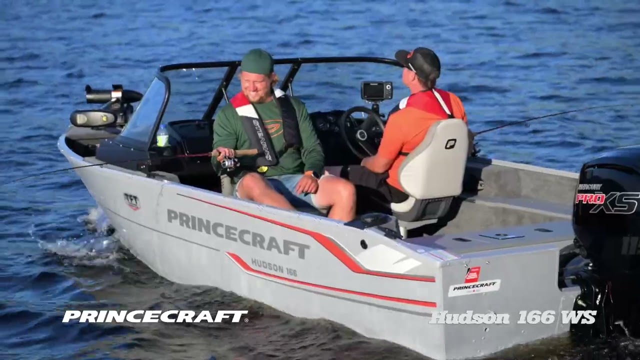 Princecraft - Hudson 166 WS 2025 (Aluminum fishing boat - Bateau de pêche en aluminium)