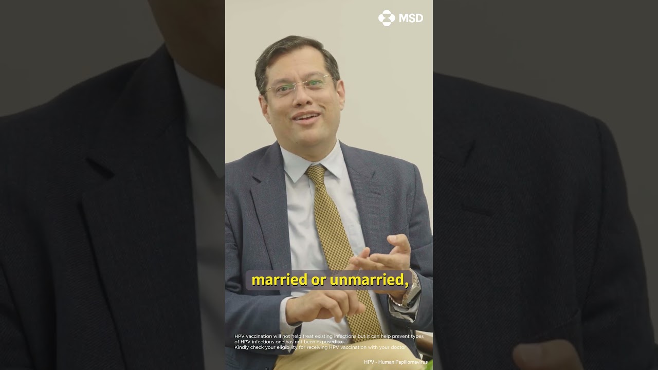 Dr. Mukesh Gupta answers if sexually active women can take HPV vaccine | MSD India