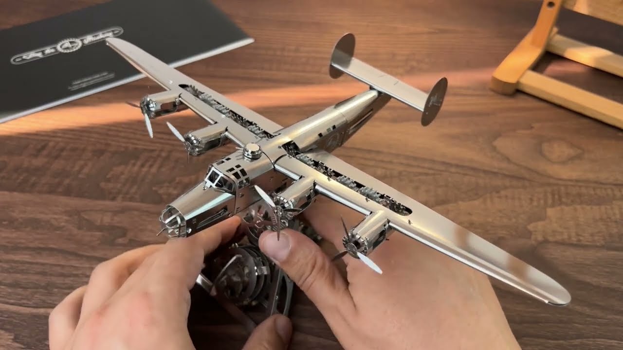 B-24 mechanical model, assembly process
