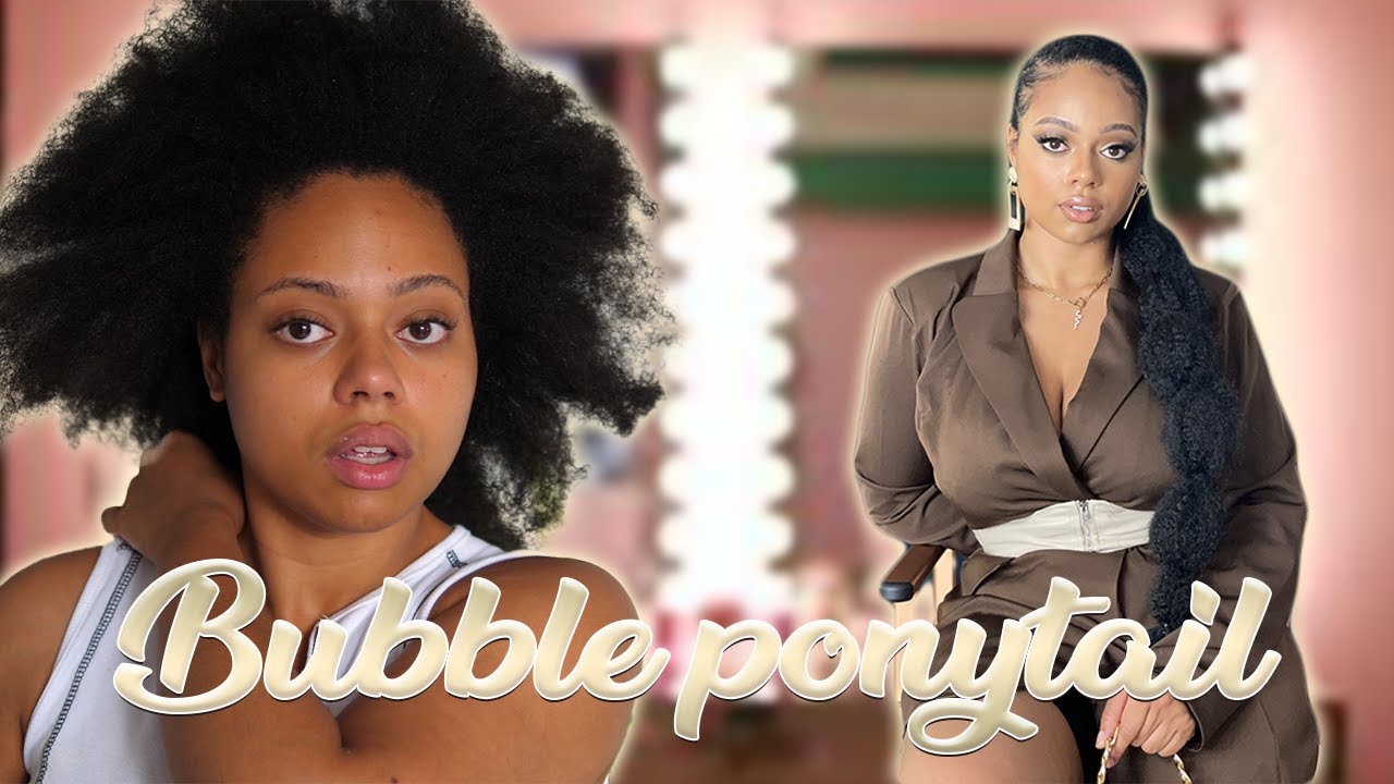 Coiffure grave facile pour cet été 🔥 Bubble ponytail 😍