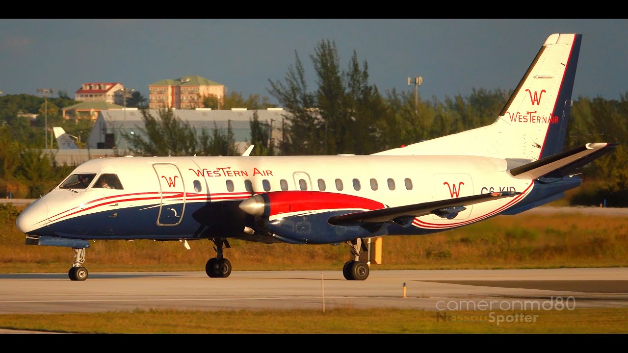 Western Air's Last Saab 340 | C6-KID