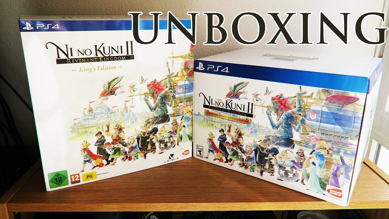 Ni No Kuni II: Revenant Kingdom - King's Edition & Collector's Edition UNBOXING & COMPARAISON