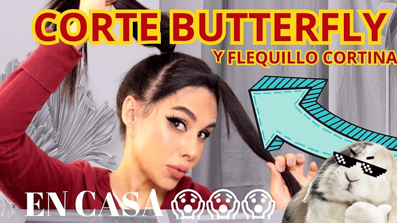 😱CORTE BUTTERFLY PELO LARGO, paso a paso en casa  #paulwattshair