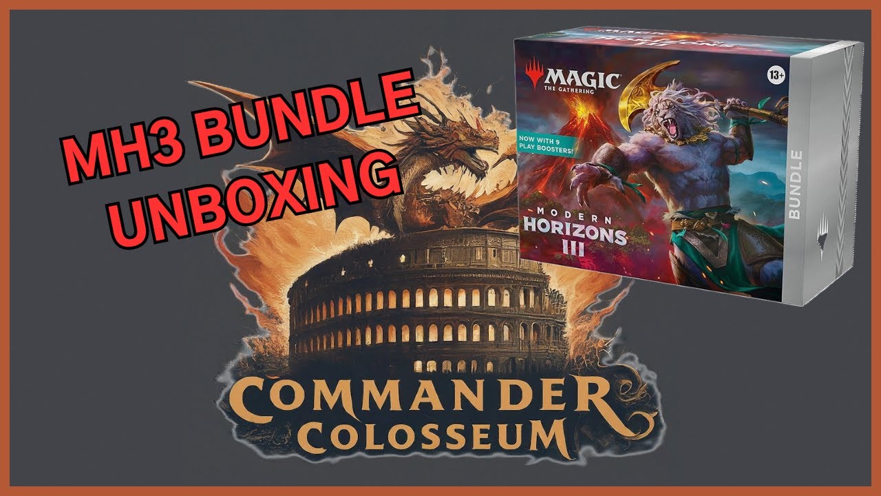 Modern Horizons 3 Bundle unboxing