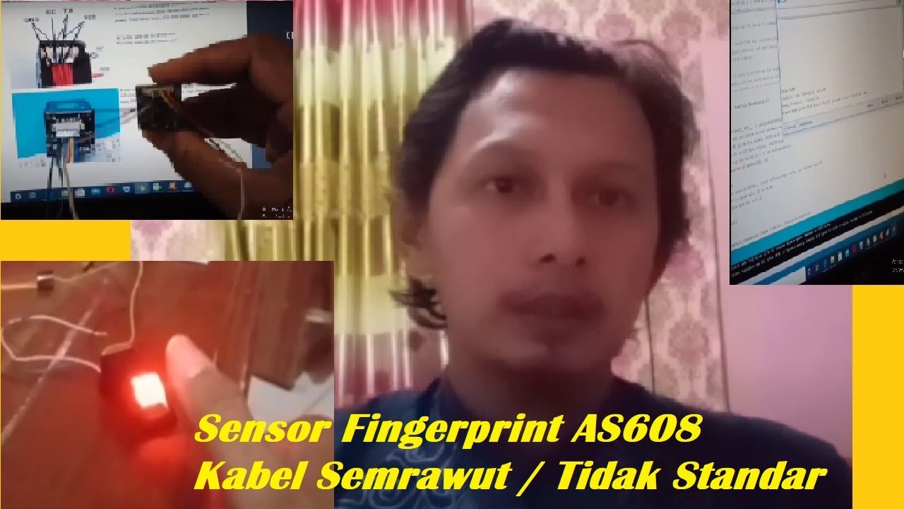 Cara Mengidentifikasi Pin Out Sensor Fingerprint AS608 - (Arduino Uno dan FP AS608)