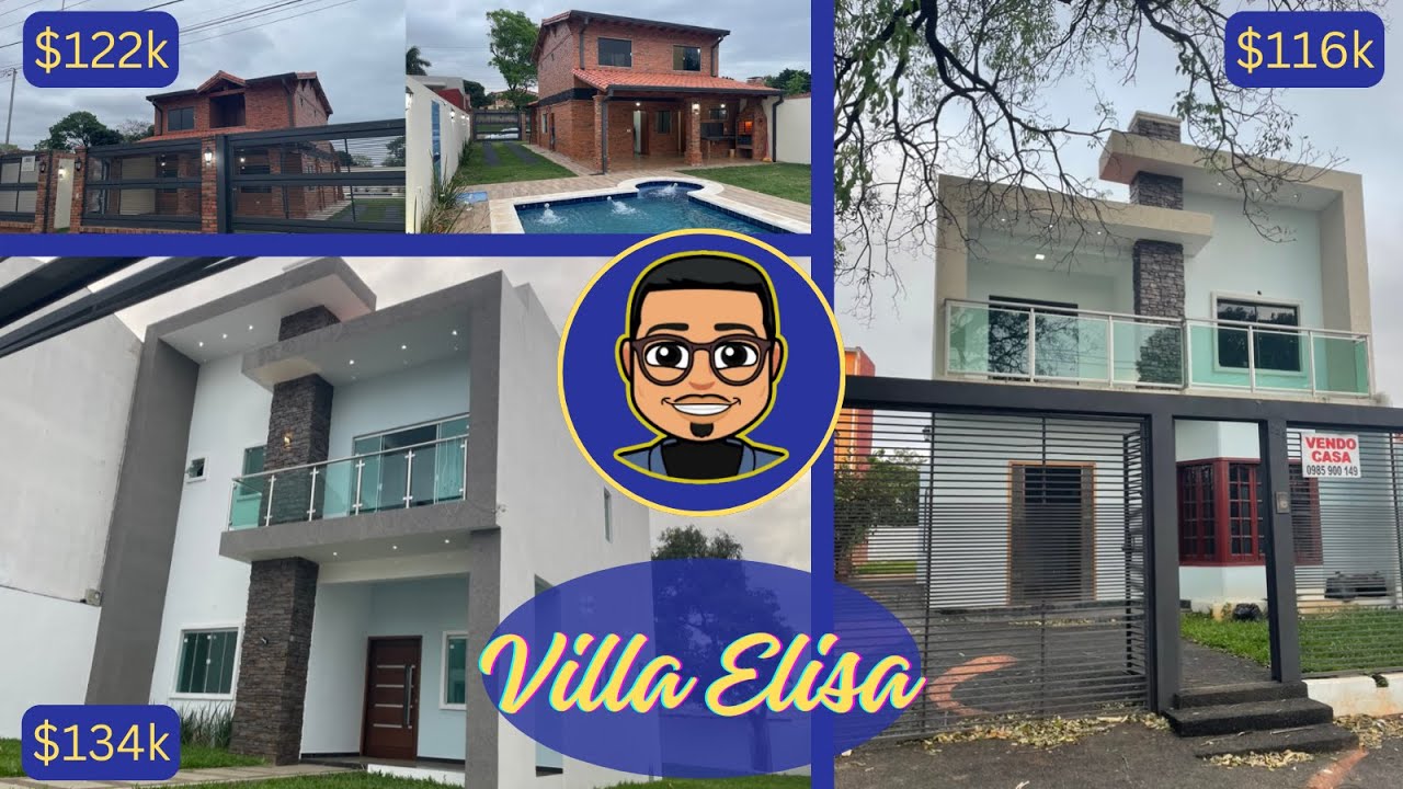 Modern Paraguayan Homes Under $134k - Virtual Tours in Villa Elisa, PY