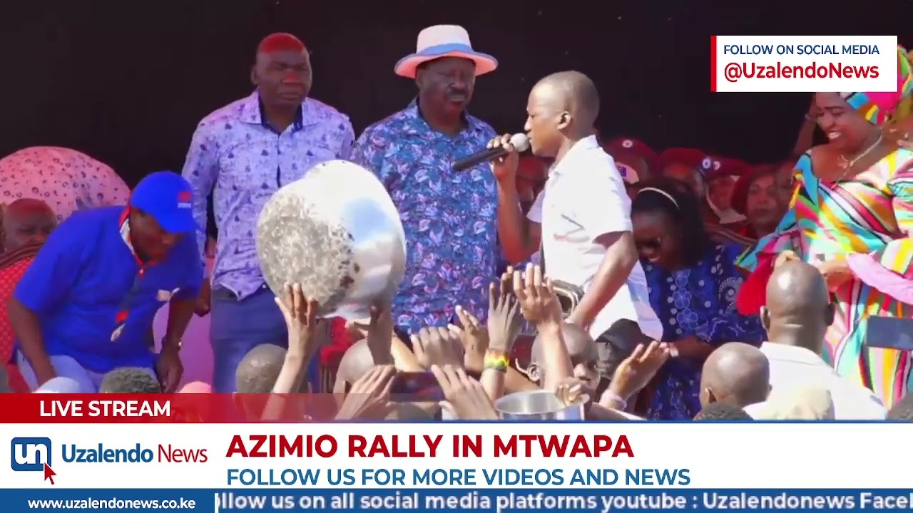 SEE HOW MALENGA WA KILIFI WAS GIVEN MONEY BY RAILA AND AZIMIO TEAM