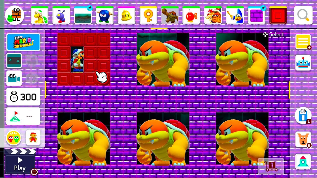 Super Mario Maker 2 - All Bosses Course Maker Experiment!