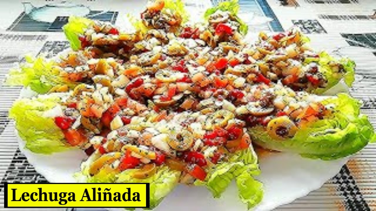 Cogollos de Lechuga  Aliñados 🥬🥗🤤