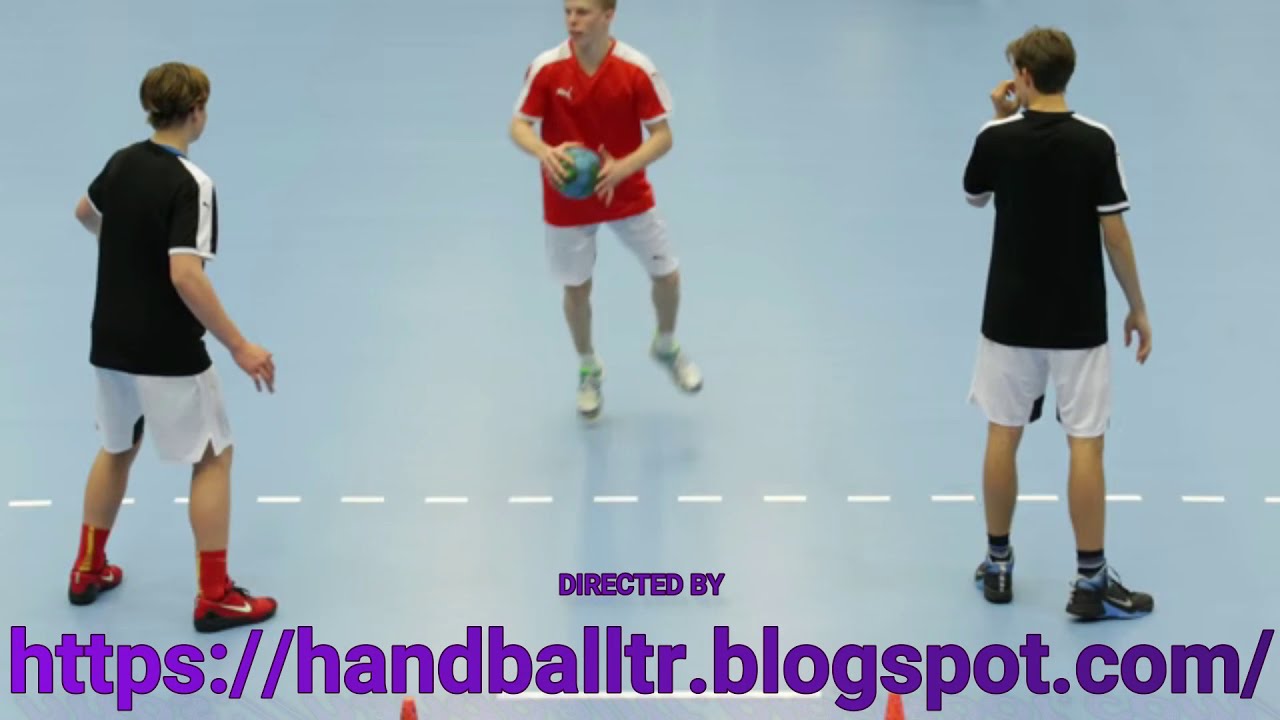 Handball training Danish school for the age of 15 years part 4