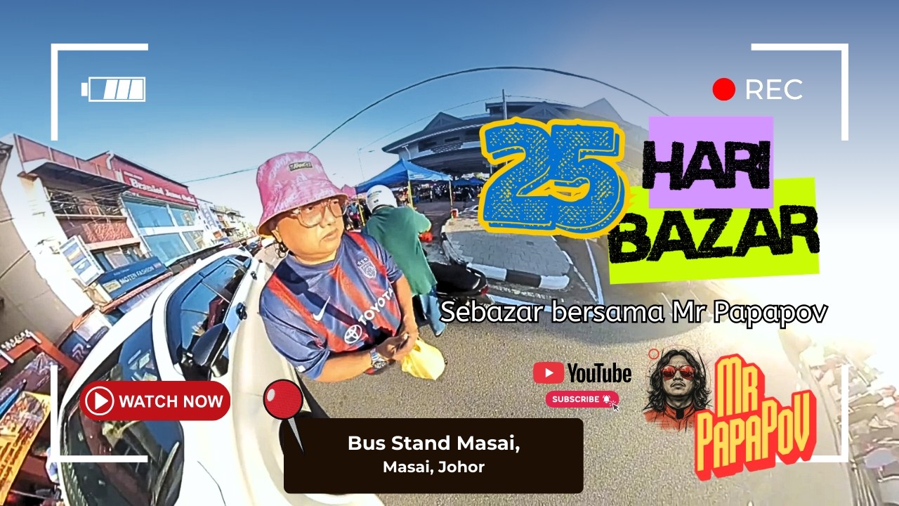 Day 15 | 25Hari 2Bazar: Bus Stand Masai – Ada Nasi Arab Tunisia. Lambat Kempunan Ya Habibi!
