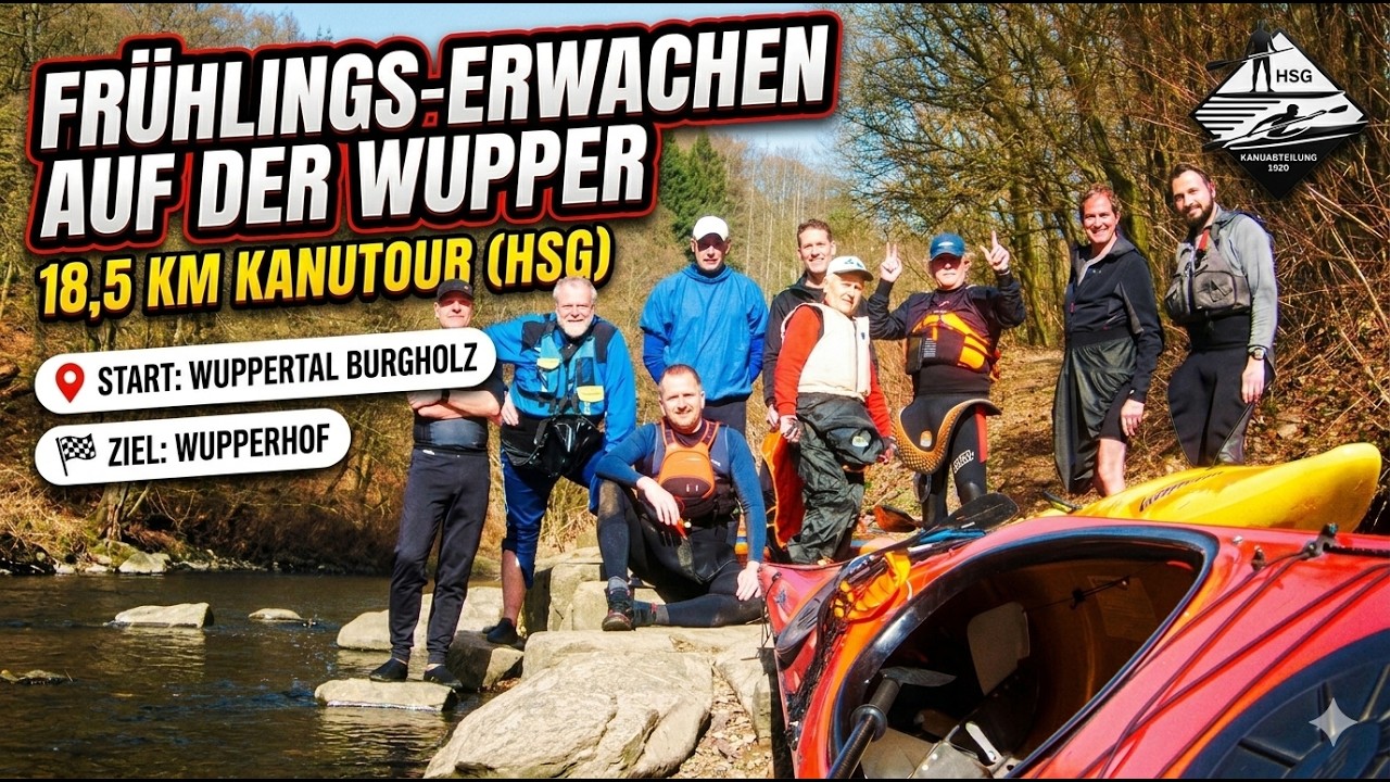Frühlingserwachen auf der Wupper | Kanutour der Holzheimer SG (08.03.2026)