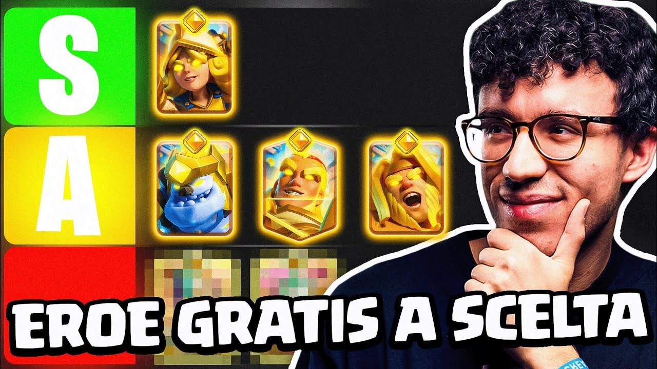 QUALE &Eacute; IL MIGLIORE EROE DA SCEGLIERE CON I 200 FRAMMENTI GRATIS? - CLASH ROYALE ITA