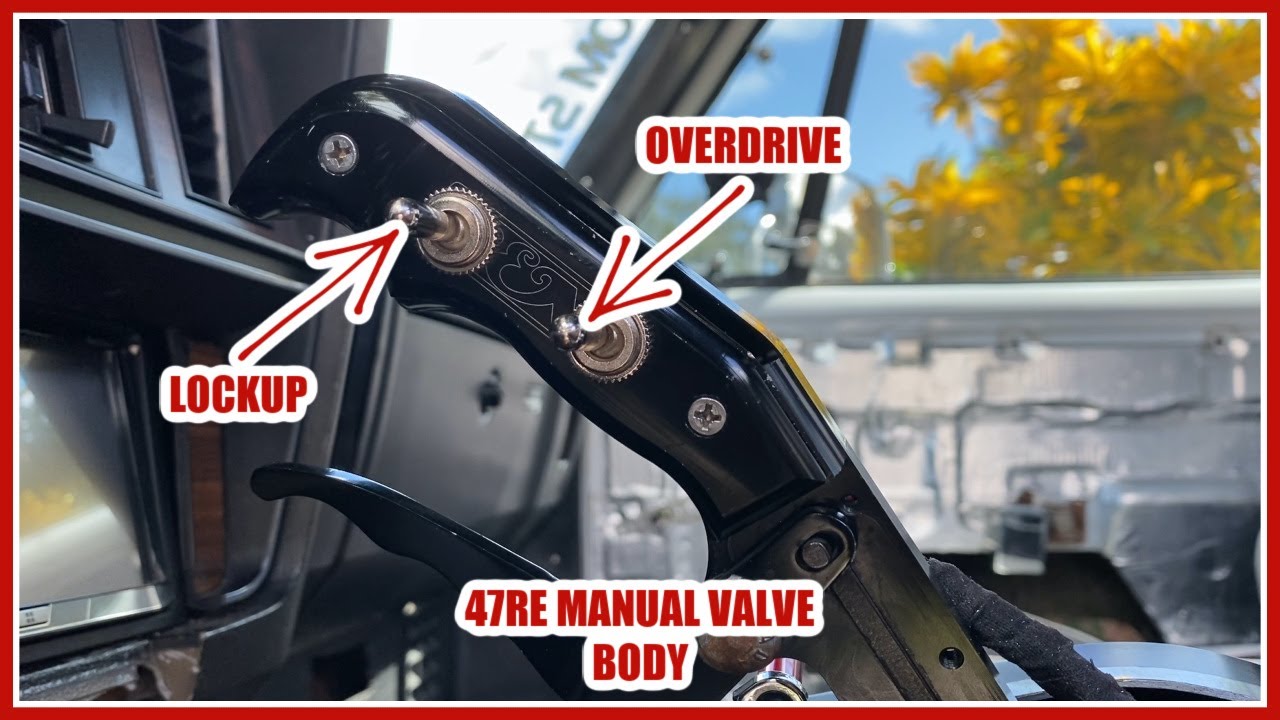 How To Install Lockup & Overdrive Switches | 47re Transmission Manual Valve Body
