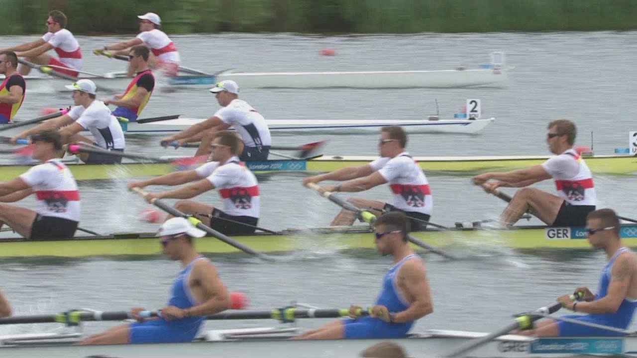 Men's Four Rowing Semi-Final Races 1&2 Replay - London 2012 Olympics