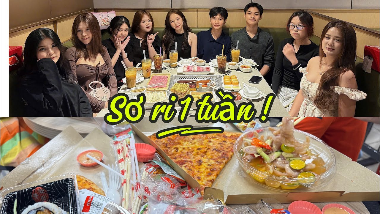 SƠ RI 1 tuầnnn cùng mìnhh👯✌🏻
