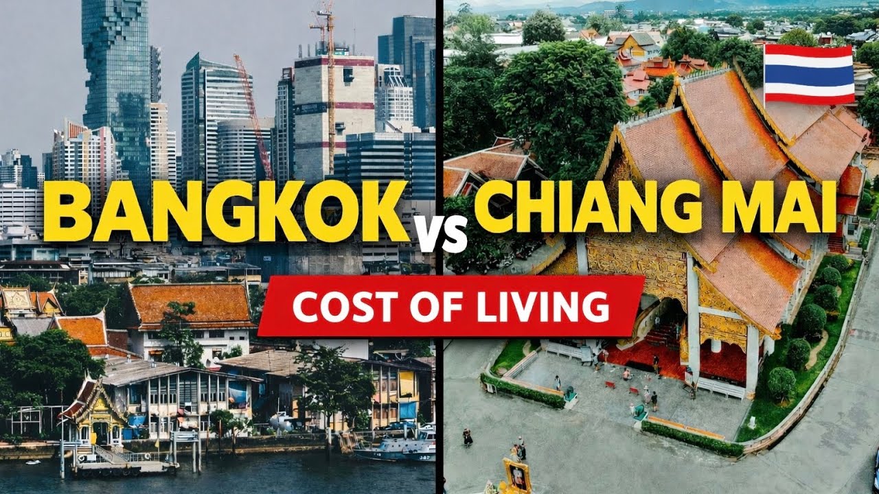Bangkok vs Chiang Mai: Real Cost of Living in Thailand (Rent, Food & Daily Life)
