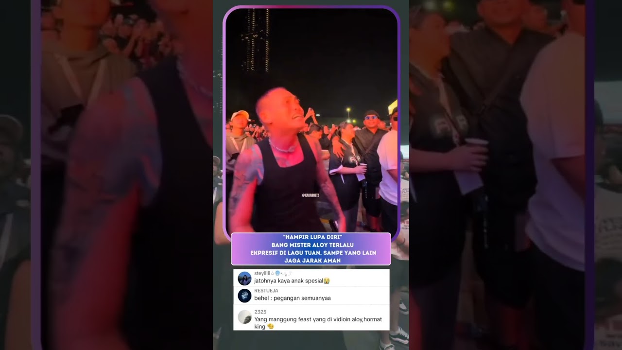 aloy emang beda #hindia #feast #lombasihir #crowd #konsermusik #shortvideo #ekspresif #lebur