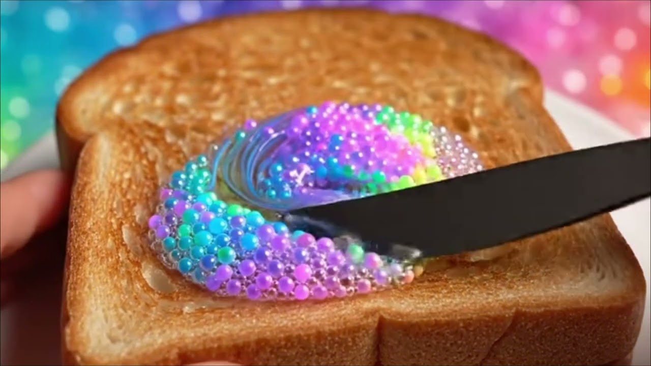 RELAXING AI Toast Spreading Compilation! [AI ASMR]