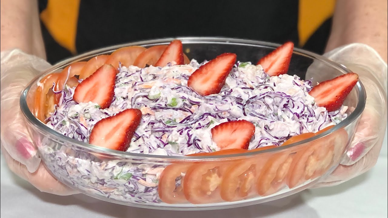 SALADA DE REPOLHO ROXO RECEITA DE RESTAURANTE
