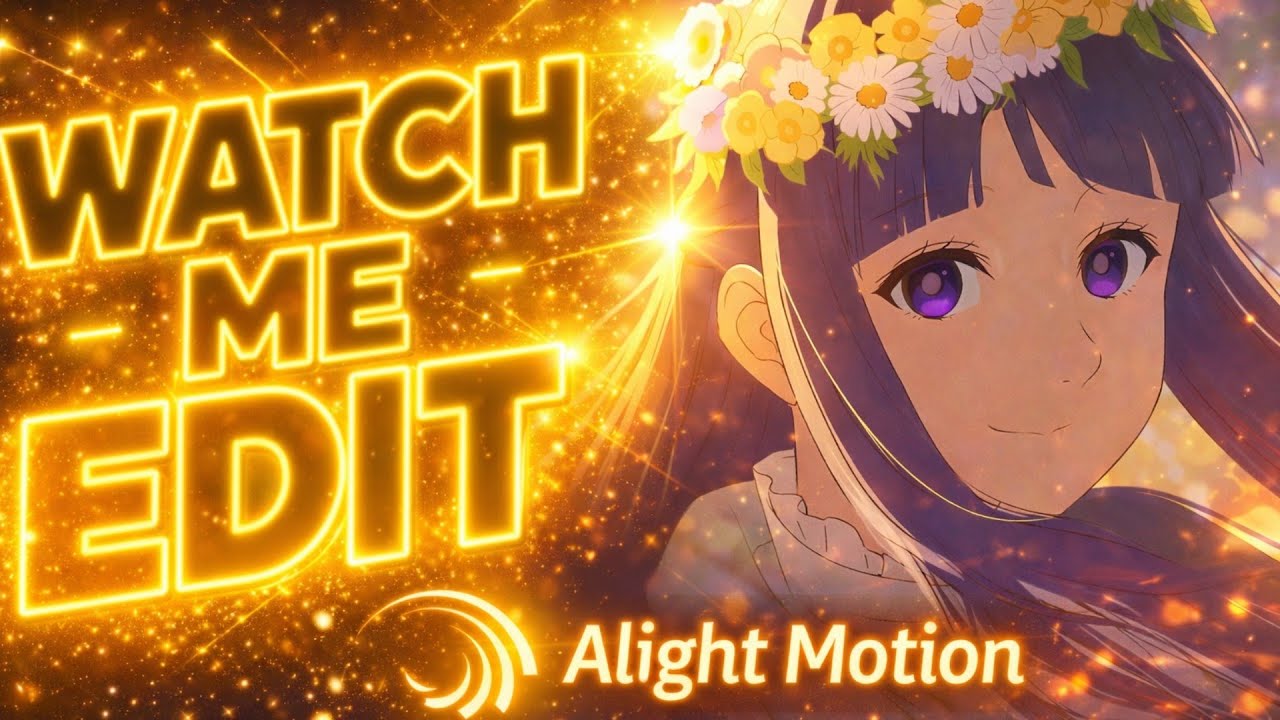 「Watch Me Make Amv Edit]°Alightmotion [Free preset]