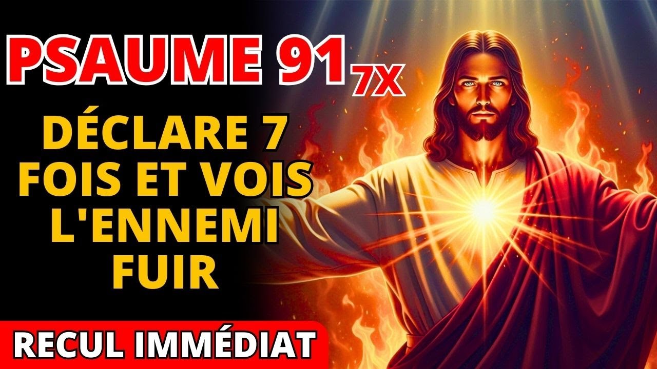 🔥 L'ennemi ne s'approche même pas : Il RECULE en vous entendant déclarer le Psaume 91 répété 7 fois