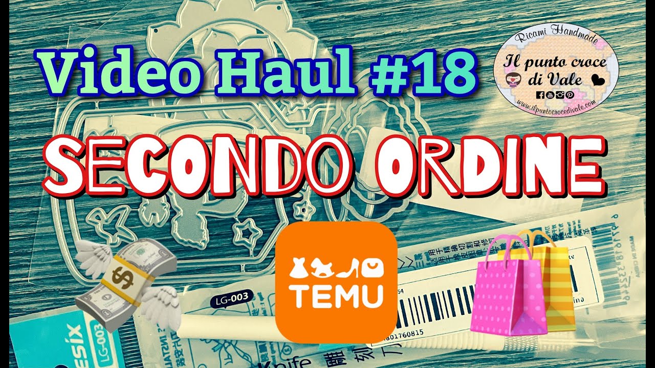 🛒Video Haul #18🛒 - Secondo ordine su Temu - #IlPuntoCroceDiVale
