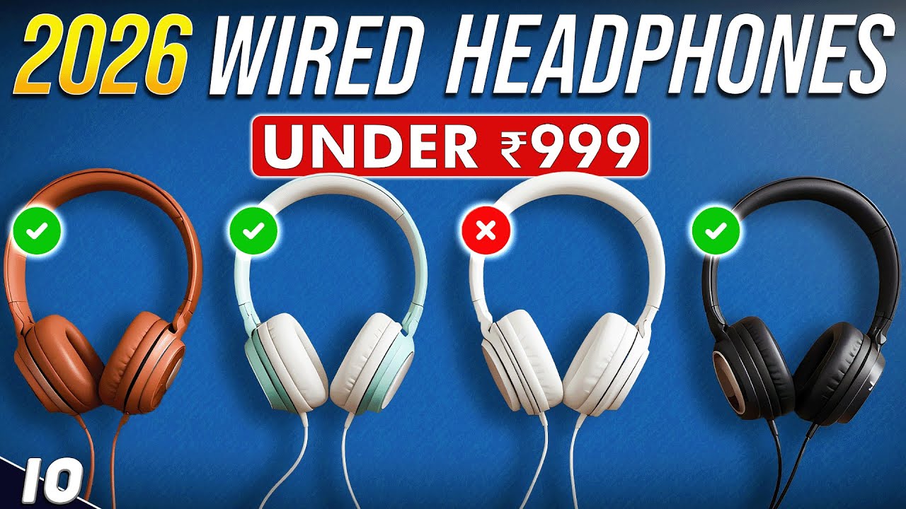 Best Wired Headphones Under 1000🔥Best Headphones🔥Best Headphones Under 1000 in 2026