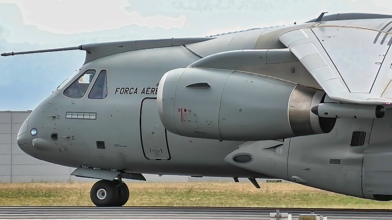 Portuguese Air Force KC-390 Millennium Lands & Departs Lisbon!