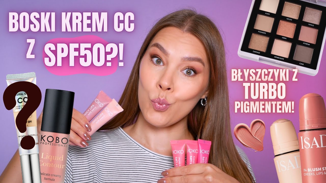 TANI, rewelacyjny KREM CC z SPF50?! 😮 Bitwa płynnych R&Oacute;ŻY i kolejne BOSKIE maty! 🙏