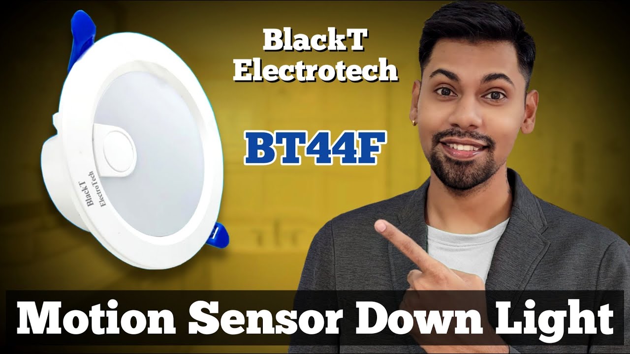 BT44F 230 Volt Microwave Motion Sensor Auto ON/Off Downlight