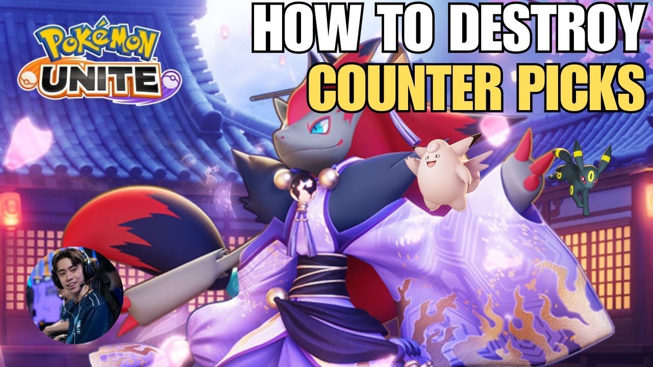 How the World Champ DESTROYS Counter-picks as Zoroark | Pokemon Unite