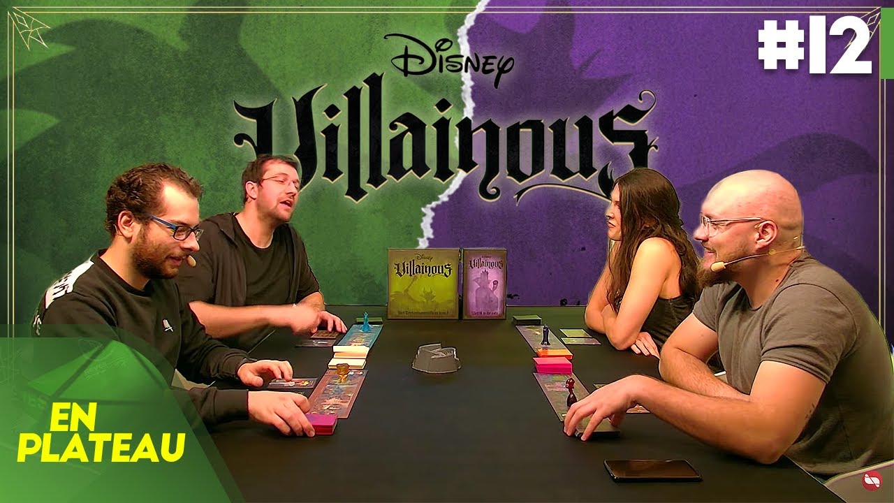 On incarne les méchants Disney dans Villainous avec la femme d'Olivier ! | En Plateau #12