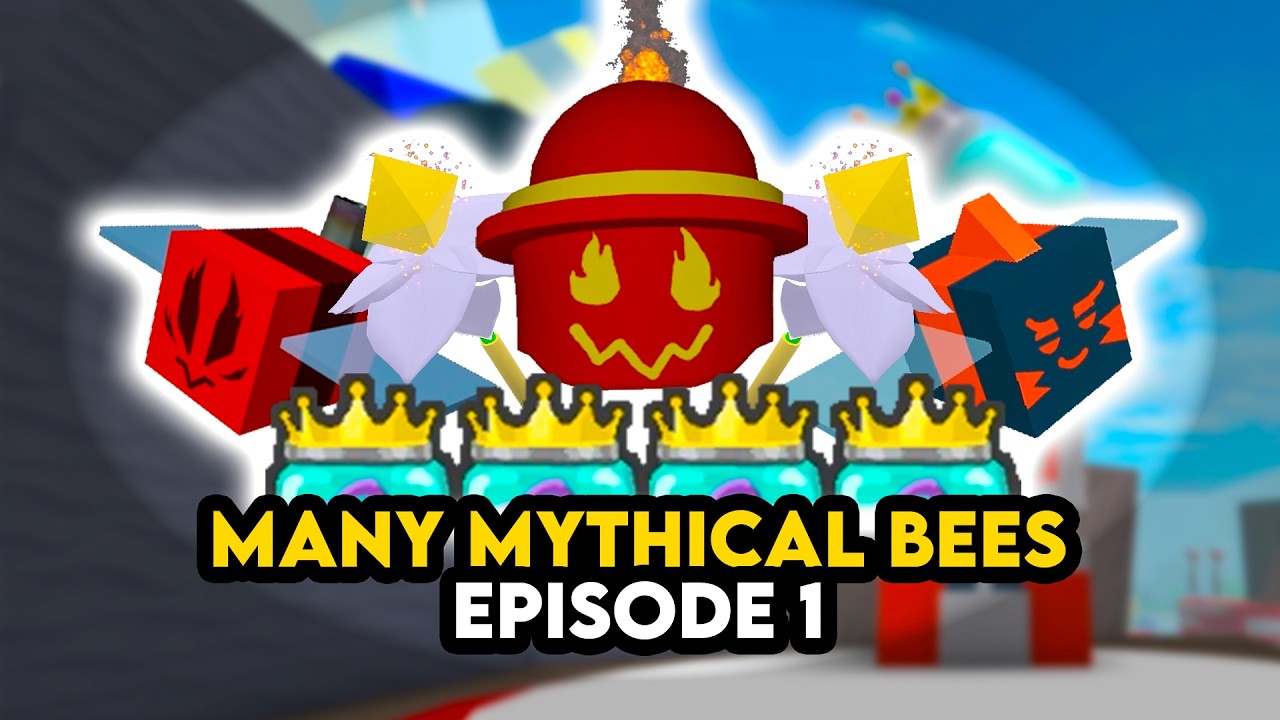 😲Many Mythical Bees - Journey To Red Hive [Ep. 1] | Bee Swarm Simulator Roblox
