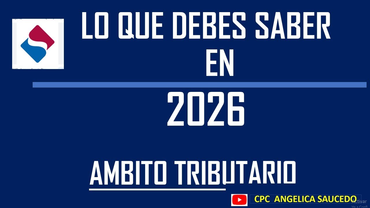 TRIBUTACION AÑO -2026
