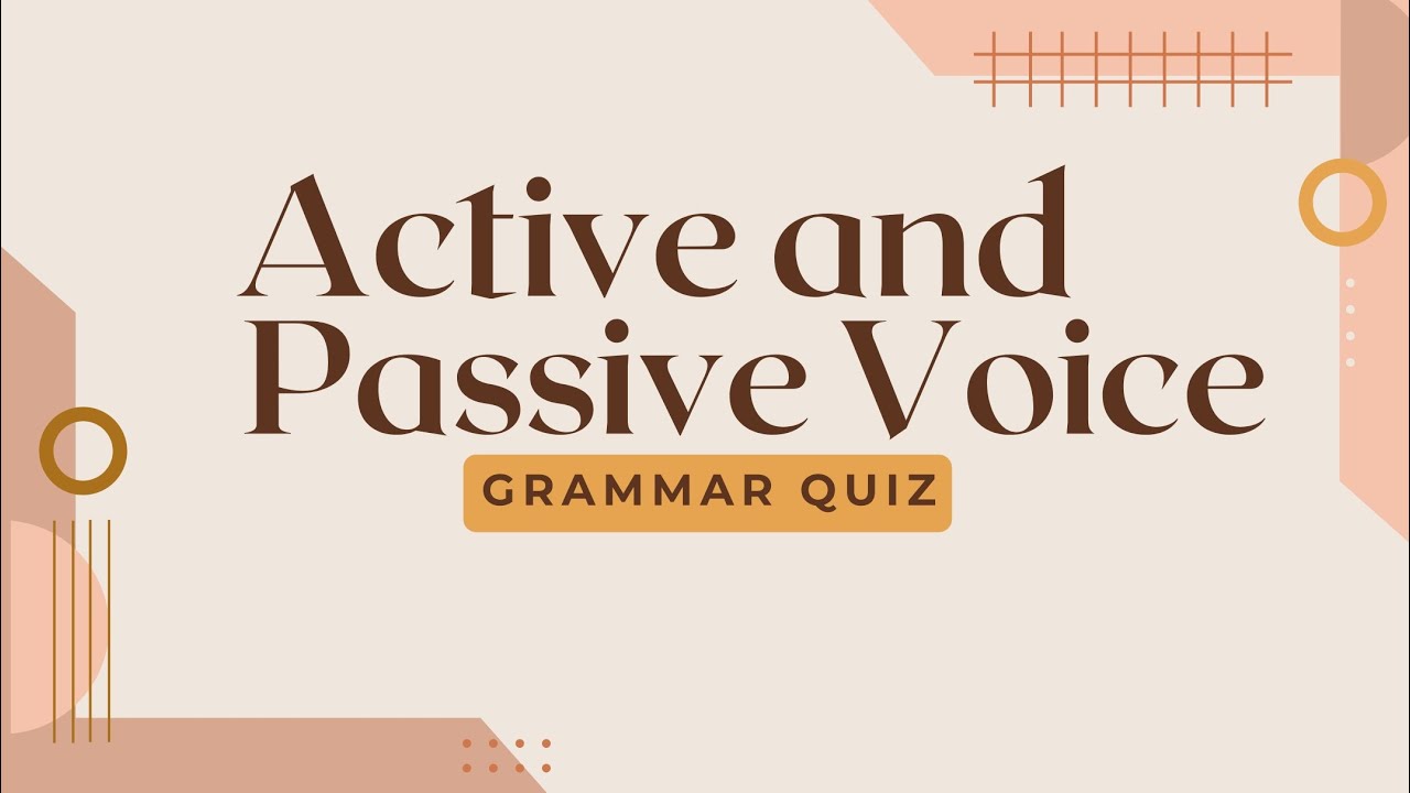 Active and passive voice practice Quiz #learnenglishwithabel 
