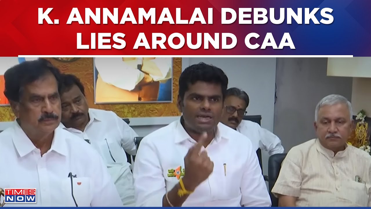CAA To Take Away Citizenship Rights? K. Annamalai Debunks Lies While Hitting Out At DMK's MK Stalin