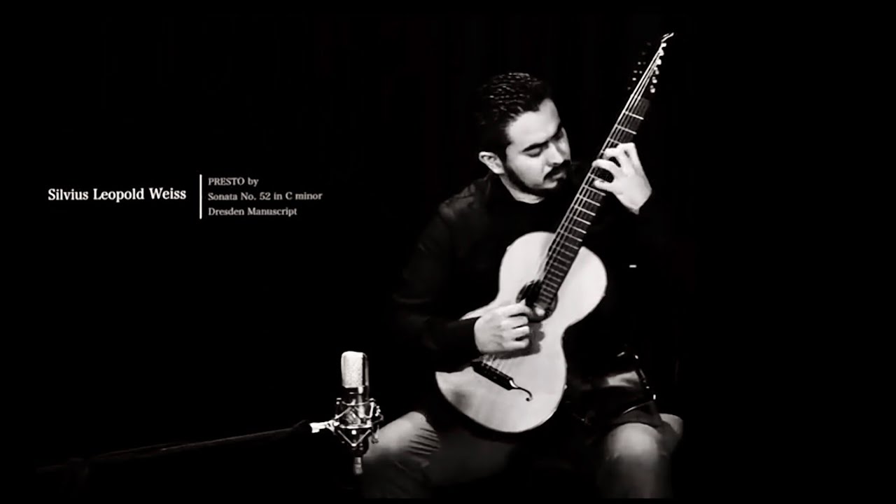 Presto in C minor by Weiss Guitar & Arr: Ra&uacute;l Reyes