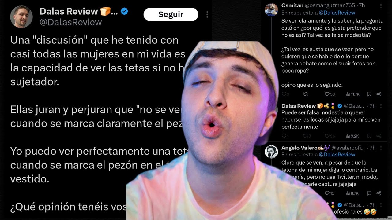 DALAS REVIEW CRITICADO tras ADMITIR ANDAR MIRANDO las T3TAS de CHICAS sin SUJETADOR