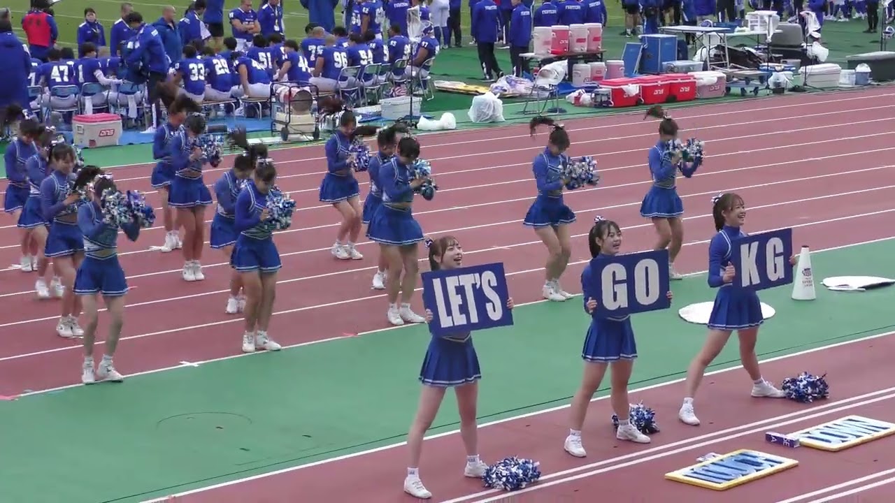 関西学院大学応援団総部チアリーダー部アメフト関学慶應戦