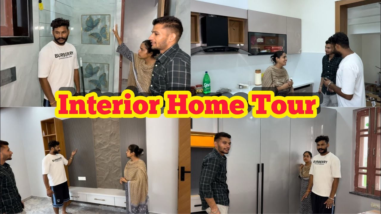 Vicky preet de utte wale porsn da interior da kam complete ho gia, Home tour