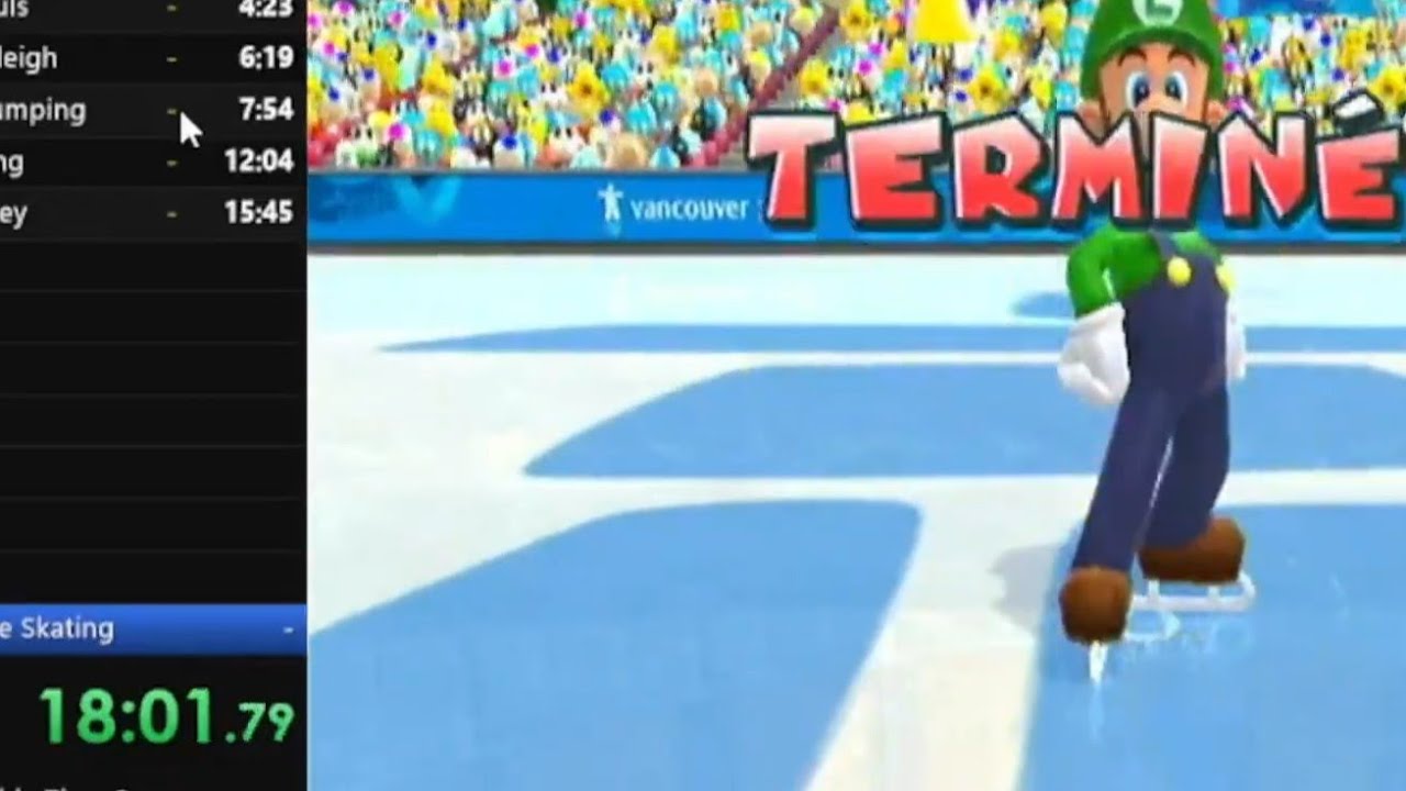 Olympic Events Speedrun | Mario & Sonic at the Olympic Winter Games | 18mins01s [PB]