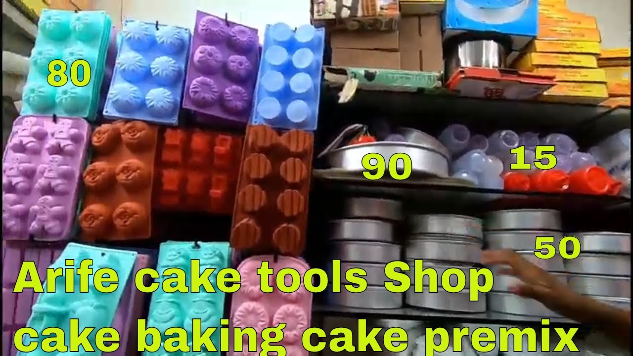 Cake Baking Chocolates Decorations Tool & Molds  Veg Cake premix Wholesale Crawford Market| Mumbai