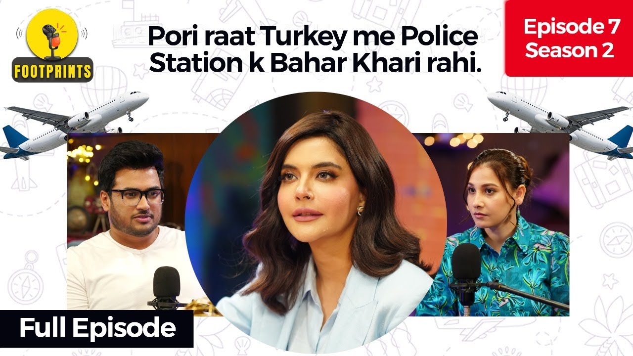 Pori raat Turkey mein police station k bahir khari rahi | Nida Yasir Ep 7 | Footprints | Podcast.